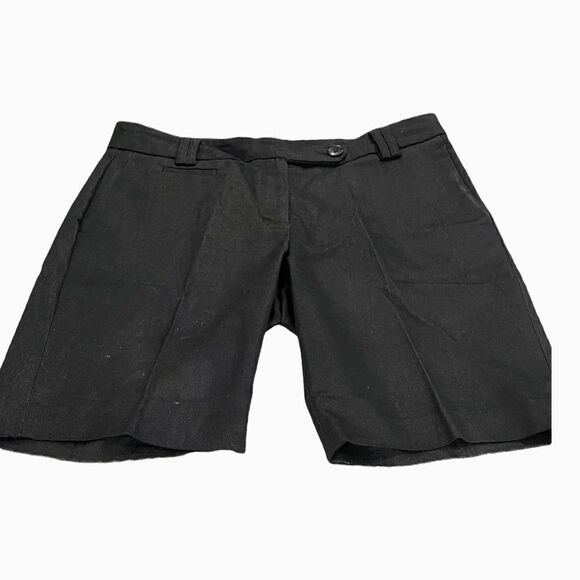 𝅺JONES NEW YORK SIGNATURE STRETCH SHORTS DARK DENIM SIZE 8 - Picture 2 of 6